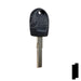 Uncut Key Blank | Audi / Volkswagen Transponder | HU66T24 Automotive Key LockVoy