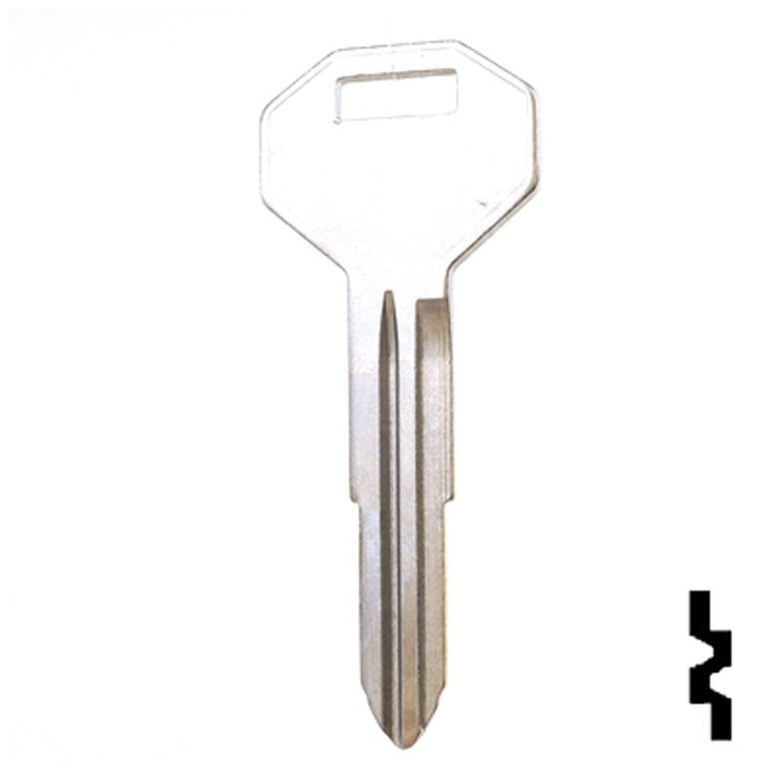 Uncut Key Blank | Mitsubishi | X176, MIT1 Automotive Key JMA USA
