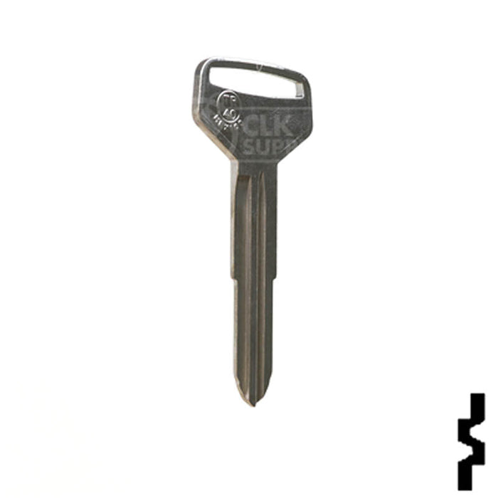 Uncut Key Blank | Toyota | Daihatsu | X174, TR40 Automotive Key JMA USA