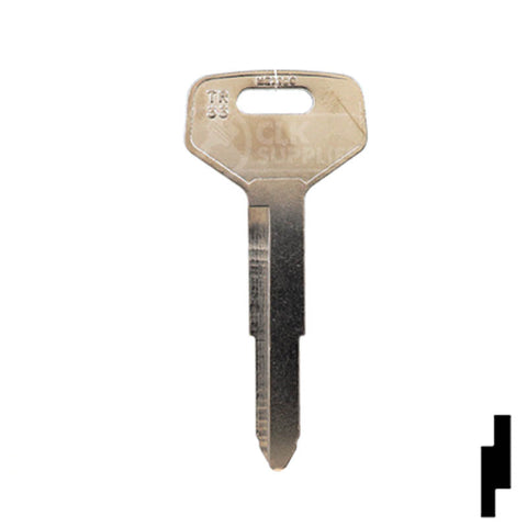 Uncut Key Blank | Toyota | X137, TR33