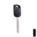 Uncut Transponder Key | Acura | Honda | HO01-PT, 692247 Automotive Key LockVoy
