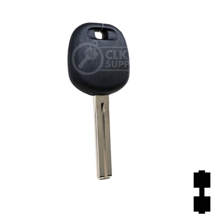 Uncut Transponder Key Blank | Lexus | Short TOY48BT4 Automotive Key LockVoy
