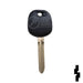 Uncut Transponder Key Blank | Toyota | TOY43AT4 , 5910834 Automotive Key LockVoy