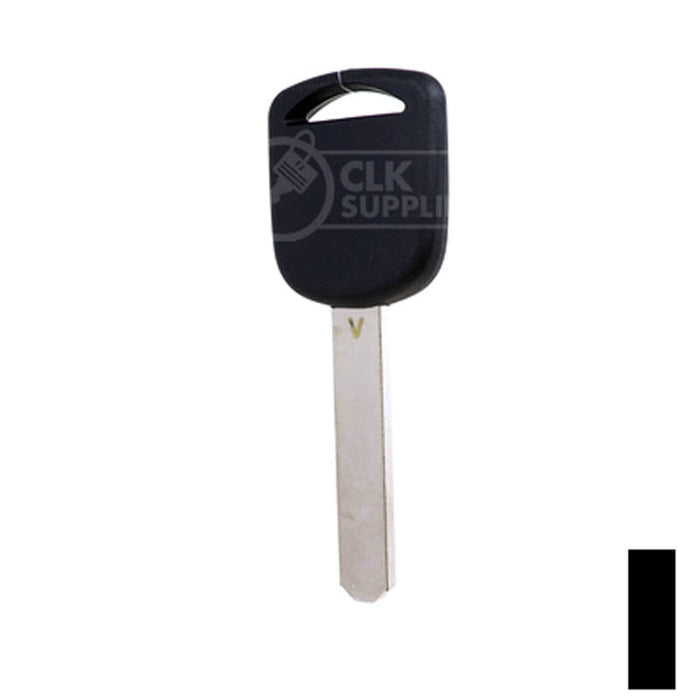 Uncut Transponder Key "V" Chip | Acura | Honda | HO03-PT, 5907553 Automotive Key LockVoy