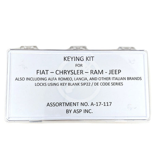 Fiat & RAM High Security Keying Kit (A-17-117) Automotive Pinning Kit ASP