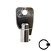 1136S Small Ace Tubular Key Flat Steel-Bit-Tubular-Key Ilco