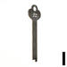 1221AL Flat Steel Key Flat Steel-Bit-Tubular-Key Ilco