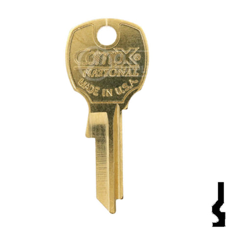 CompX National OEM D4301 Key Blank for USPS Locks (1646R)