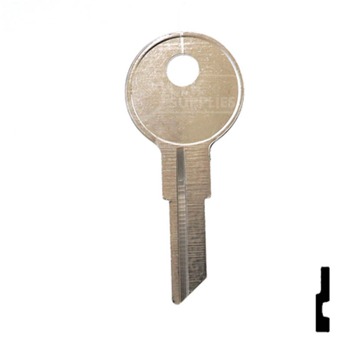 Uncut Key Blank | Chicago | 1041X Office Furniture-Mailbox Key Ilco