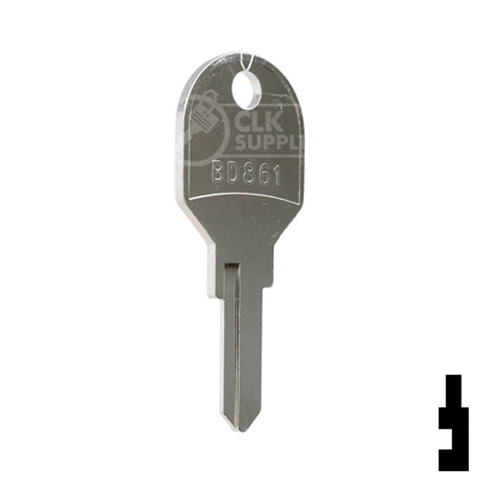 Uncut Mailbox Key | Home Depot, Lowes | BD861 Office Furniture-Mailbox Key Framon
