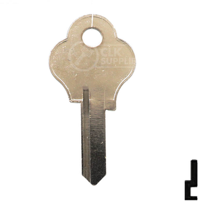 1528 Pado Key Padlock Key Ilco