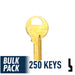 M1 Master Padlock Key Bulk Pack -250 by Ilco Padlock Key Ilco