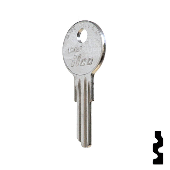 Uncut Key Blank | 1043F | Illinois, Eberhard Key Power Sport Key Ilco