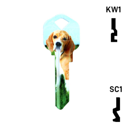Happy Keys- Beagle Key (Choose Keyway) Residential-Commercial Key Howard Keys