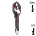 Happy Keys- Camouflage Key (Choose Keyway) Residential-Commercial Key Howard Keys