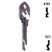 Happy Keys- Camouflage Key (Choose Keyway) Residential-Commercial Key Howard Keys