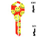 Happy Keys- Happy Faces Key (Choose Keyway) Residential-Commercial Key Howard Keys