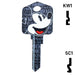 Happy Keys- Mickey Mouse Key (Choose Keyway) Residential-Commercial Key Howard Keys