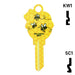 Happy Keys- Winnie the Pooh (Choose Keyway) Residential-Commercial Key Howard Keys