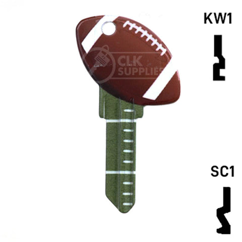 Krafty Keys: Football - Choose Keyway (SC1,KW1,10,WR5)