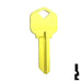 Uncut Aluminum Key Blank | Kwikset KW1 | Yellow Residential-Commercial Key JMA USA