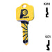 Uncut Key Blank | NBA Indiana Pacers | Choose Keyway Residential-Commercial Key Ilco