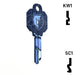 Uncut Key Blank | NBA Memphis Grizzlies | Choose Keyway Residential-Commercial Key Ilco