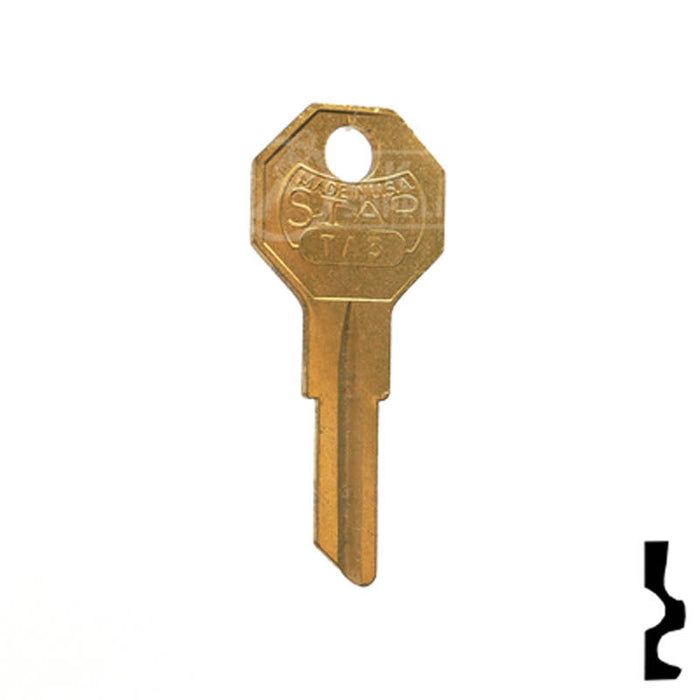 Uncut Key Blank | Taylor | H1122M Residential-Commercial Key Ilco
