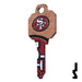 Uncut Key Blanks | Schlage | NFL 49ERS Residential-Commercial Key Ilco