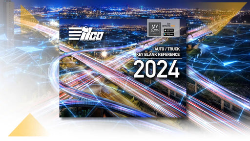 2024 Ilco Auto Truck Key Blank Guide Training Material Ilco
