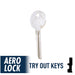 Aero Lock TO-20 Old Chrysler Y149 / Y152 Try-Out Keys Tryout Keys Aero Lock