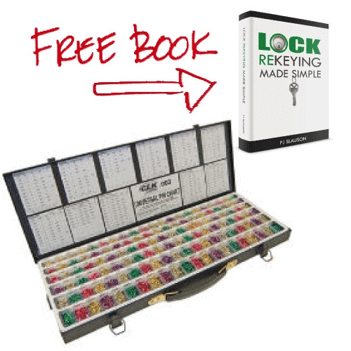 Pro Universal .003 Pinning Kit With A Free Book! Pinning and Re-Keying Kits LAB