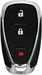 Chevrolet 3 Button Prox 3B2 (HYQ4EA) -by Ilco Look-Alike Replacments Ilco