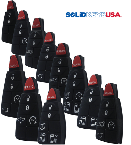 Chrysler, Dodge, and Jeep OEM Replacement FOBIK Button Kit (11pcs) Solid Keys USA