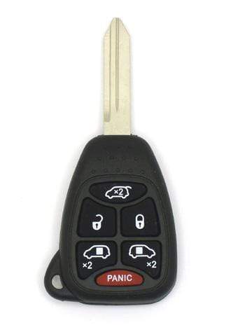Chrysler, Dodge, and Jeep OEM Replacement Remote Key - 6 Button w/ Hatch and Power Sliding Doors Chrysler Remote Keys Solid Keys USA
