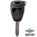Chrysler, Dodge, Jeep 3-Button (small) Remote Head Key SHELL Key Blanks LockVoy