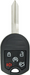 Ford 5 Button Remote Head Key (5B1) - By Ilco Look-Alike Replacments Ilco