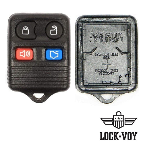 Ford,Lincoln, Mercury, Mazda 4 Button Remote SHELL Key Blanks LockVoy