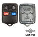 Ford,Lincoln, Mercury, Mazda 4 Button Remote SHELL Key Blanks LockVoy