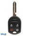 Ford OEM Replacement 4-Button Remote Key Ford Remote Head Keys Solid Keys USA