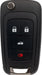 General Motors 4 Button Flip Key (4B1HS) - By Ilco Look-Alike Replacments Ilco