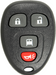 General Motors 4 Button Remote Keyless Entry (4B7) - By Ilco Look-Alike Replacments Ilco