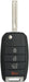 Kia 4 Button "46" Chip  Flip Key (4B4) - By Ilco Look-Alike Replacments Ilco