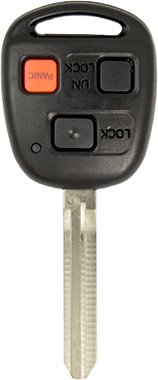 Toyota 3 Button Remote Head Key "G" Chip (3BFJ2) - By Ilco Look-Alike Replacments Ilco