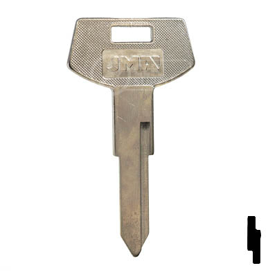 Uncut Key Blank | B84, P1101 | GM Key