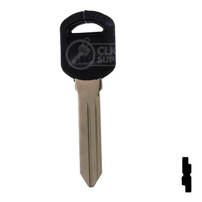 Uncut Key Blank | B89-P Plastic Head GM Key Automotive Key JMA USA