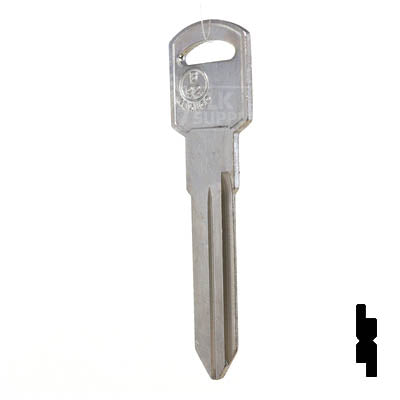 Uncut Key Blank | B92, P1109 | GM Key
