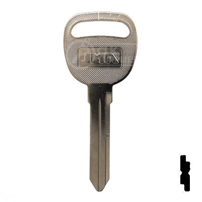 Uncut Key Blank | B93, P1112 | GM Key