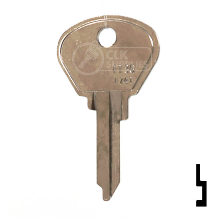 Uncut Key Blank | Fiat | FT44, FT36 Automotive Key JMA USA