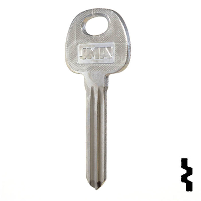 Uncut Key Blank | Hyundai | Kia | HY17 Automotive Key JMA USA